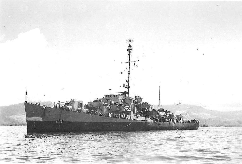 USS Chaffee at Anchor